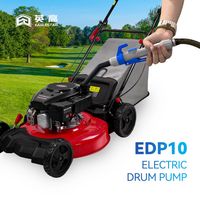 Pompe à tambour électrique automatique 12V robuste avec compteur pour un transfert précis de carburant