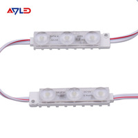Módulo LED de 12V con 3 LED, IP68 Impermeable, 2835 SMD, para Letreros Publicitarios y Letras de Canal, Precio de Fábrica, 1W, 175 Grados, Stock en la UE
