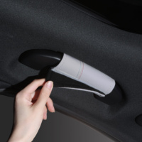 Housse de protection antidérapante en cuir pour poignée de toit de voiture YECAI, accessoires intérieurs universels de luxe