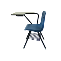 Fauteuils d'école DJA avec tablette d'écriture, design moderne en plastique durable, pour la maison, le bureau, la chambre, le salon, 100 pièces