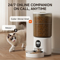 Distributeur intelligent d'aliments pour animaux de compagnie 2026, best-seller, avec application, mangeoire vidéo pour animaux de compagnie pour les voyages et les sorties, combinaison multi-capacités