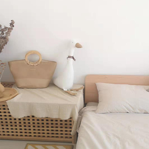 Muñeco de peluche de ganso gigante, juguete suave hecho a mano, tela de algodón para recién nacidos, edredón ponderado para dormir, cumpleaños, gran oferta - Product Image 3