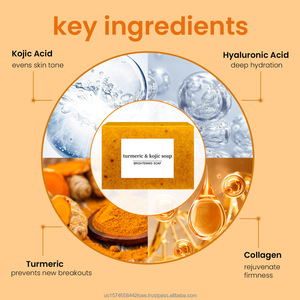 Savon artisanal éclaircissant et hydratant à la vitamine C de pamplemousse, nourrissant, pour le corps et le visage, éliminateur de taches brunes, baume végétalien et biologique - Product Image 3