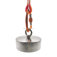 Aimant de pêche en néodyme 4800lbs, force de traction 2200kg, D120mm, aimant de pêche en terres rares