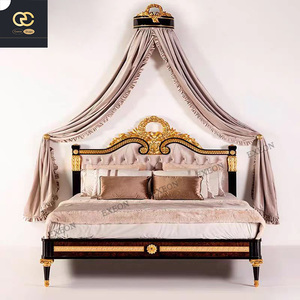 Nouvellement conçu maison <span class=keywords><strong>de</strong></span> luxe européenne en <span class=keywords><strong>bois</strong></span> massif <span class=keywords><strong>sculpté</strong></span> à la main <span class=keywords><strong>lit</strong></span> Double Villa chambre ensemble <span class=keywords><strong>de</strong></span> <span class=keywords><strong>lit</strong></span> créatif - Product Image 2