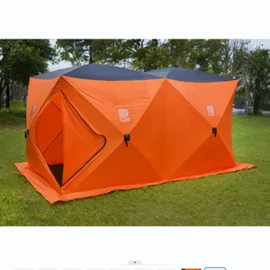 Outdoor Camping Winddichte Warme Tent Waterdichte Dubbellaags Katoen-Proof Vissen Tent Ijs Vissen Tent