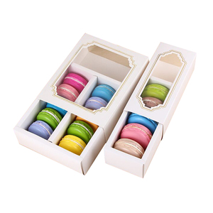 Macaron Hộp bao bì với cửa sổ rõ ràng bán buôn Hộp quà tặng cho Macaron sô cô la bao bì hộp - Product Image 2