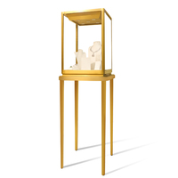 Sundo Hochwertige Polierte Schmuck-Vitrine mit LED-Beleuchtung Maßgefertigte Schmuckladeneinrichtung für Ausstellungsräume