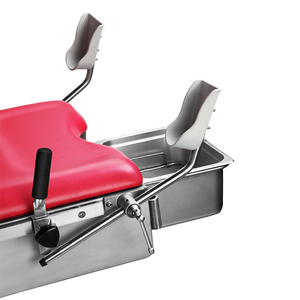 Silla de Examen Ginecológico Ajustable, Mesa Quirúrgica Eléctrica para Clínica Femenina, Cama de Examen Médico con Base de Acero Inoxidable - Product Image 4