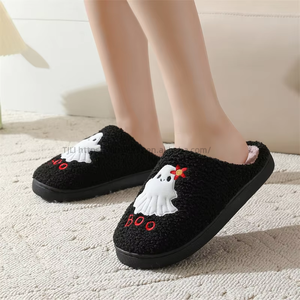 Factory Best TPR Sole Halloween Funny Slippers Warm Slippers Plush With Best Quality - Product Image 6
