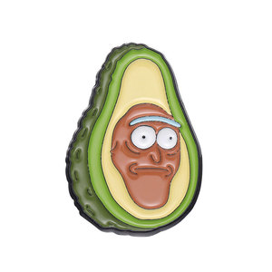 Promotion mignon créatif Mini banane Pizza avocat <span class=keywords><strong>papier</strong></span> toilette broche dessin animé modèle métal alliage émail pour épinglette métal - Product Image 6
