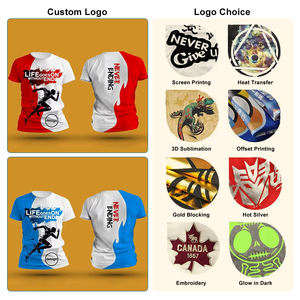 Camiseta Deportiva de Maratón Personalizada OEM, 100% Poliéster, Secado Rápido, para Gimnasio, con Impresión por Transferencia de Calor, Sublimación para Hombre - Product Image 3