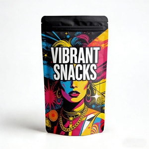 Sachets Doypack thermoscellables avec fermetures éclair, impression numérique de votre marque et de votre design, sacs en Mylar de différentes tailles - Product Image 2