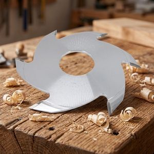 Couteaux de jointage à plaquettes en carbure monobloc pour atelier de menuiserie, fraise à joint de doigt TCT, coupe de tenons de doigt haute précision - Product Image 1