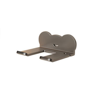 Soporte de Pared para Secador de Pelo con Ventosa, Estante de Aluminio para Baño, Estante de Almacenamiento Duradero, Forma Rectangular, Modelo 985 - Product Image 1