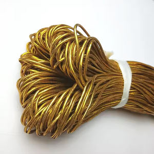 Vente en gros de cordes élastiques métalliques fines en or/argent pour étiquette volante - Product Image 6