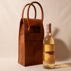 Tùy Chỉnh Bán Buôn Sang Trọng PU Da Mềm Da Lộn Nội Thất Rượu Whiskey Chai Tote Tàu Sân Bay Túi Cao Cấp 2 Chai Rượu Vang Tàu Sân Bay - Product Image 2