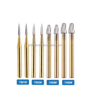 [Aifan nha khoa] sản phẩm nha khoa mới fg7408 vàng tráng FG mũi khoan cacbua nha khoa tốc độ cao - Product Image 2