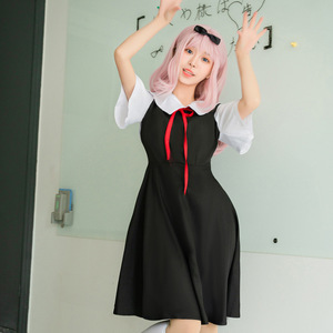Costume de cosplay Kaguya Sama Love is War pour filles, uniforme avec longue jupe, costume <span class=keywords><strong>Fujiwara</strong></span> <span class=keywords><strong>Chika</strong></span> - Product Image 3