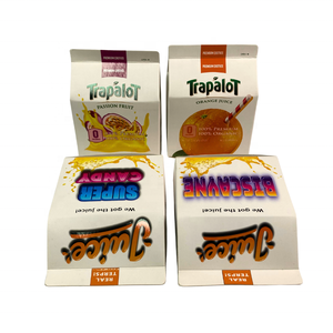 Nuovo tipo di imballaggio scatole a forma di latte personalizzate <span class=keywords><strong>per</strong></span> 3.5G fiori gommosi e caramelle Custom forma di succo di mucca scatole di cereali - Product Image 4