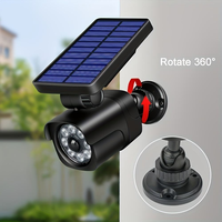 Lampe murale solaire sans fil 8 LED avec télécommande, étanche IP65, pour extérieur, jardin, entrepôt, parking