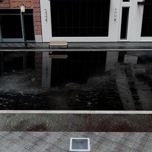 600x600mm 직사각형 FRP 맨홀 커버 12톤 하중 용량 복합 커버 - Product Image 3