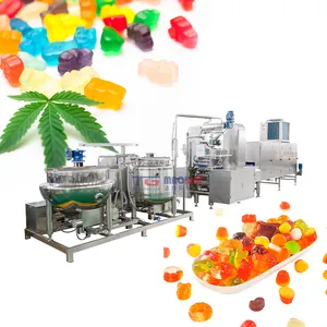 TG máy nóng bán Gummy làm kẹo Máy hương vị tự nhiên Gummy kẹo dây chuyền sản xuất