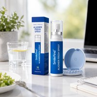 Smile Find OEM ODM Nettoyant Orthodontique Menthe Haleine Fraîche Solution de Soin Portable Spray Buccal pour Aligners Dentaires Fabriqué en Chine