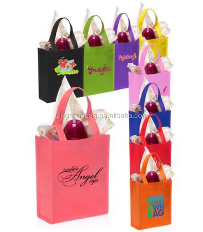 Price Economy Promotional Non Woven Tote Grocery Bag With Custom Logo