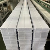 Plaques de plafond en PVC épaissi, longues et résistantes à l'humidité, design moderne et minimaliste, origine Zhejiang ; pour cuisines