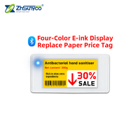 Label Rak Elektronik BLE ESL ABS untuk Supermarket, Label Harga Digital Ritel, Bagian dari Sistem EAS