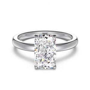 Dylam Classic Design Women Fashion <b>Fine</b> <b>Rings</b> S925 Silver Diamond 8A Crushed Iced Out Cut Cubic Zirconia Women Engage <b>Rings</b> - Product Image 1