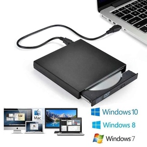 Тонкий внешний оптический привод USB 2,0 DVD комбо DVD ROM/CD-RW записывающийся-Plug and Play для Macbook ноутбука, настольного компьютера, ПК - Product Image 2