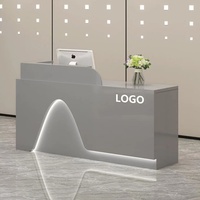 Table de bar petite et minimaliste, moderne, pour supermarché de vêtements, salon de beauté et de coiffure, réception d'entreprise
