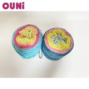 <span class=keywords><strong>Fil</strong></span> de Crochet pour couverture <span class=keywords><strong>fil</strong></span> épais pour tapis <span class=keywords><strong>fil</strong></span> de touffetage 55% <span class=keywords><strong>coton</strong></span> 45% mélange <span class=keywords><strong>acrylique</strong></span> gâteau pour faire un pull coloré - Product Image 3