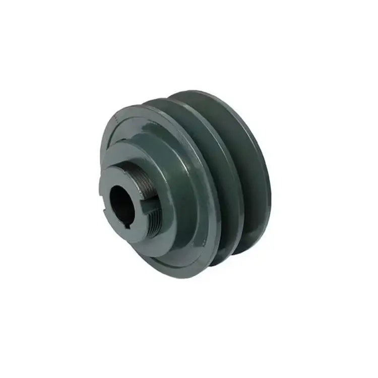 Polia do sulco dobro do ferro fundido/polia AK fixa 2,5 "OD 5/8" polia da correia do furo V para 4L um cintos STB bucha