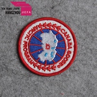 Patchs brodés personnalisés en gros à thermocoller, badges logo brodés, patchs drapeaux brodés pour chapeaux et vêtements