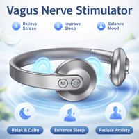 Appareil de relaxation du nerf vague, portable autour du cou, rechargeable par USB, pour soulager le stress et améliorer le sommeil