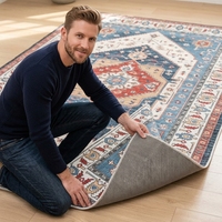 Tapis de prière et de chambre antidérapants à poils longs personnalisés, tendance 2026, en promotion, et grand tapis de salon