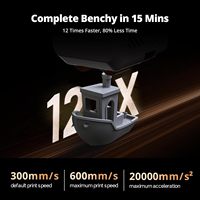 Imprimante 3D Anycubic Kobra S1 Max Combo 600 mm/s CoreXY Volume d'impression 350x350x350 mm 4 couleurs 16 couleurs 350 ° C Hotend