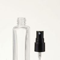 Flacon en verre rectangulaire vide 10ml 15ml, mini vaporisateur rechargeable pour parfum, huile cosmétique