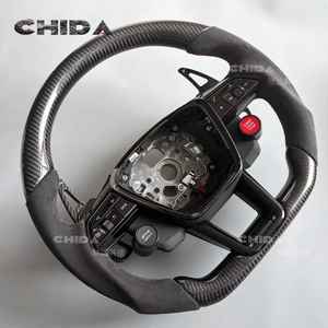 Volante de Fibra de Carbono de Alta Calidad Compatible con Vehículos <span class=keywords><strong>Audi</strong></span> A1 A3 A4 A5 A6 <span class=keywords><strong>Q4</strong></span> Q5 Q6, Apto para Modificación de Vehículos - Product Image 4