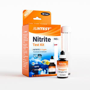 Venda quente 50-Test Nitrito Reagente Kit para Fresh/<span class=keywords><strong>Salt</strong></span>/Pond <span class=keywords><strong>Aquarium</strong></span> Água & Outdoor Use Quick & Accurate Testing - Product Image 1