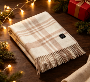 Écharpe chauffante en graphène pour l'hiver, alimentée par USB, contrôle de la température à 3 niveaux, chauffe-cou en flanelle lavable pour le ski en plein air, la randonnée et les déplacements - Product Image 4