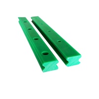 Rails de guidage de chaîne en plastique Uhmw-pe Rail de guidage incurvé en polyéthylène Guide coulissant de chaîne de convoyeur