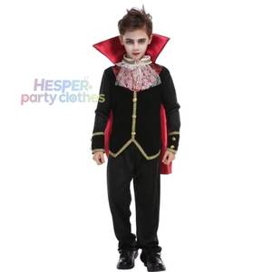 Disfraz de Conde Vampiro HP para Niños, Conjunto de Ropa de Halloween - Product Image 1
