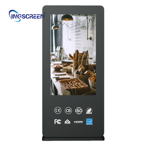 Ingscreen nhà máy OEM ODM tùy chỉnh ngoài trời ánh sáng mặt trời có thể đọc được không thấm nước IP55 4K màn hình cảm ứng kỹ thuật số biển màn hình trung tâm mua sắm - Product Image 1