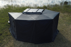 Auvent de voiture 4x4 rétractable, tente d'auvent de toit de voiture autoportante à 270 degrés pour le <span class=keywords><strong>camping</strong></span> en extérieur - Product Image 2