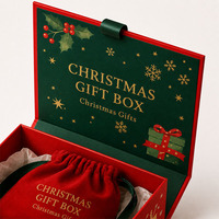 Boîte de calendrier de l'avent cosmétique de luxe avec finition mate, design personnalisé, boîte de Noël