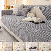 Coussin de canapé antidérapant en flanelle, anti-griffures pour chats, pour animaux de compagnie, housse de coussin de siège, tapis de canapé